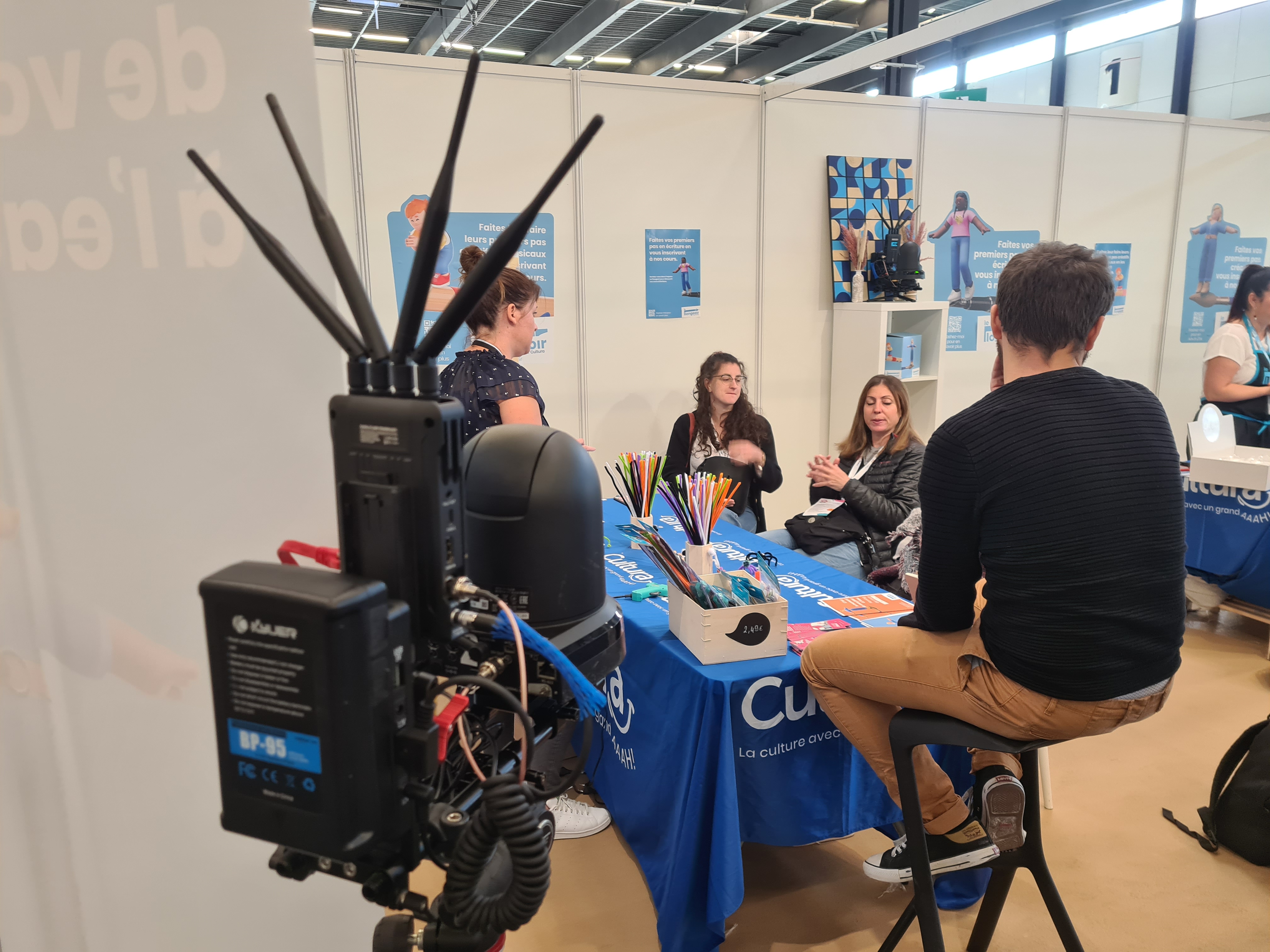 Captation multicam sur un salon professionnel